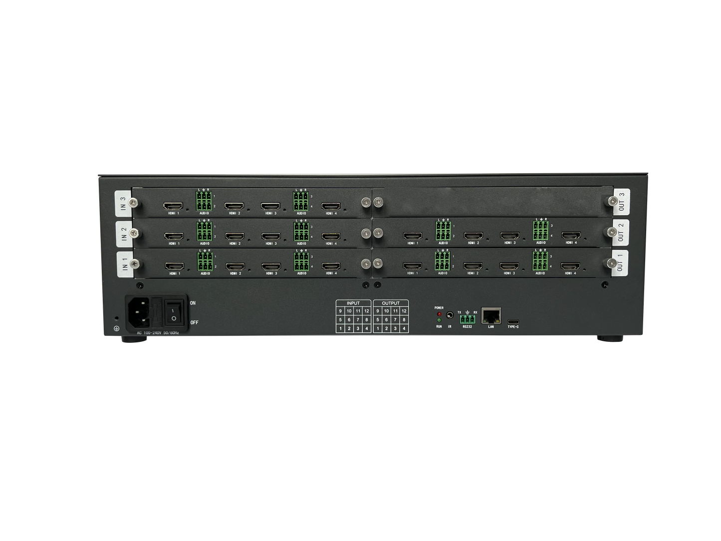 Матричный коммутатор 4K60 с бесшовным переключением