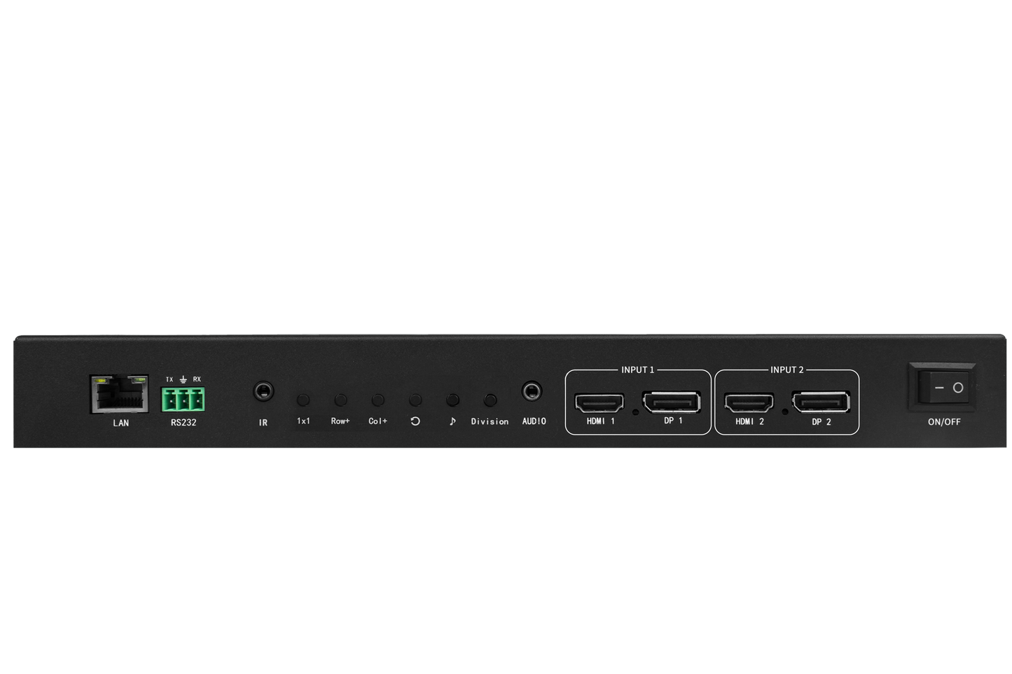 4K процессор видеостены Bitvisus 3x3 60Hz — 2 входа, 9 выходов, HDMI и DisplayPort