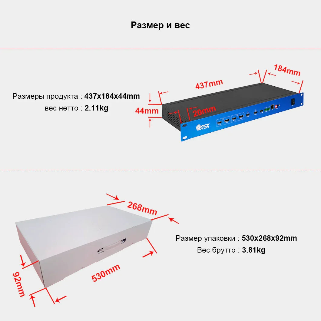 Контроллер бесшовного переключения видеопроцессора матричного коммутатора 4K60