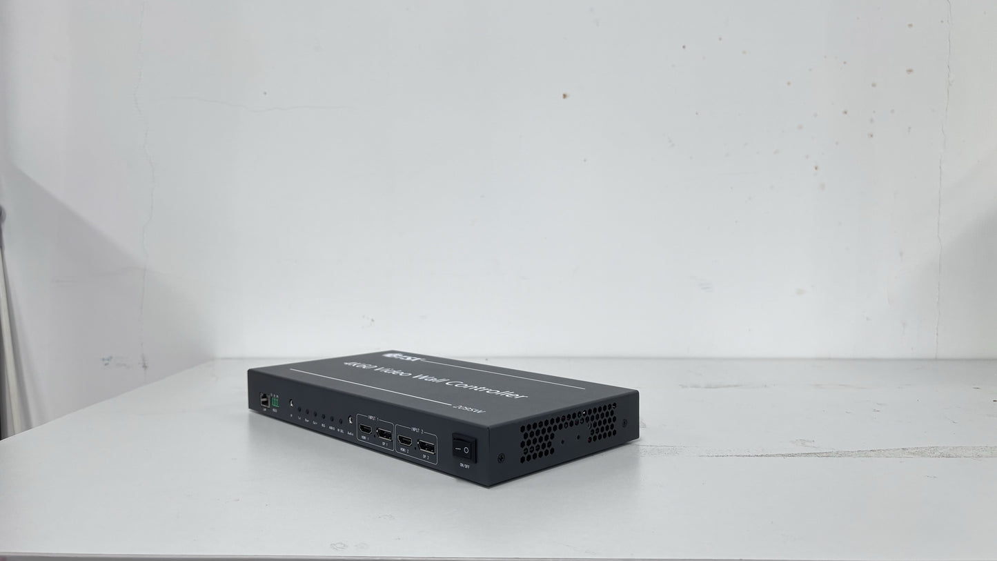 4K процессор видеостены Bitvisus 3x3 60Hz — 2 входа, 9 выходов, HDMI и DisplayPort