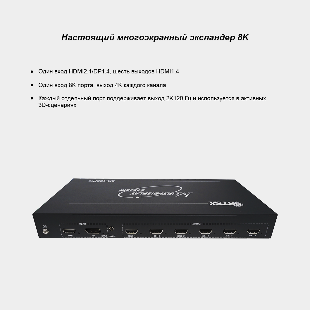 Мультиэкранный экспандер Real 8K