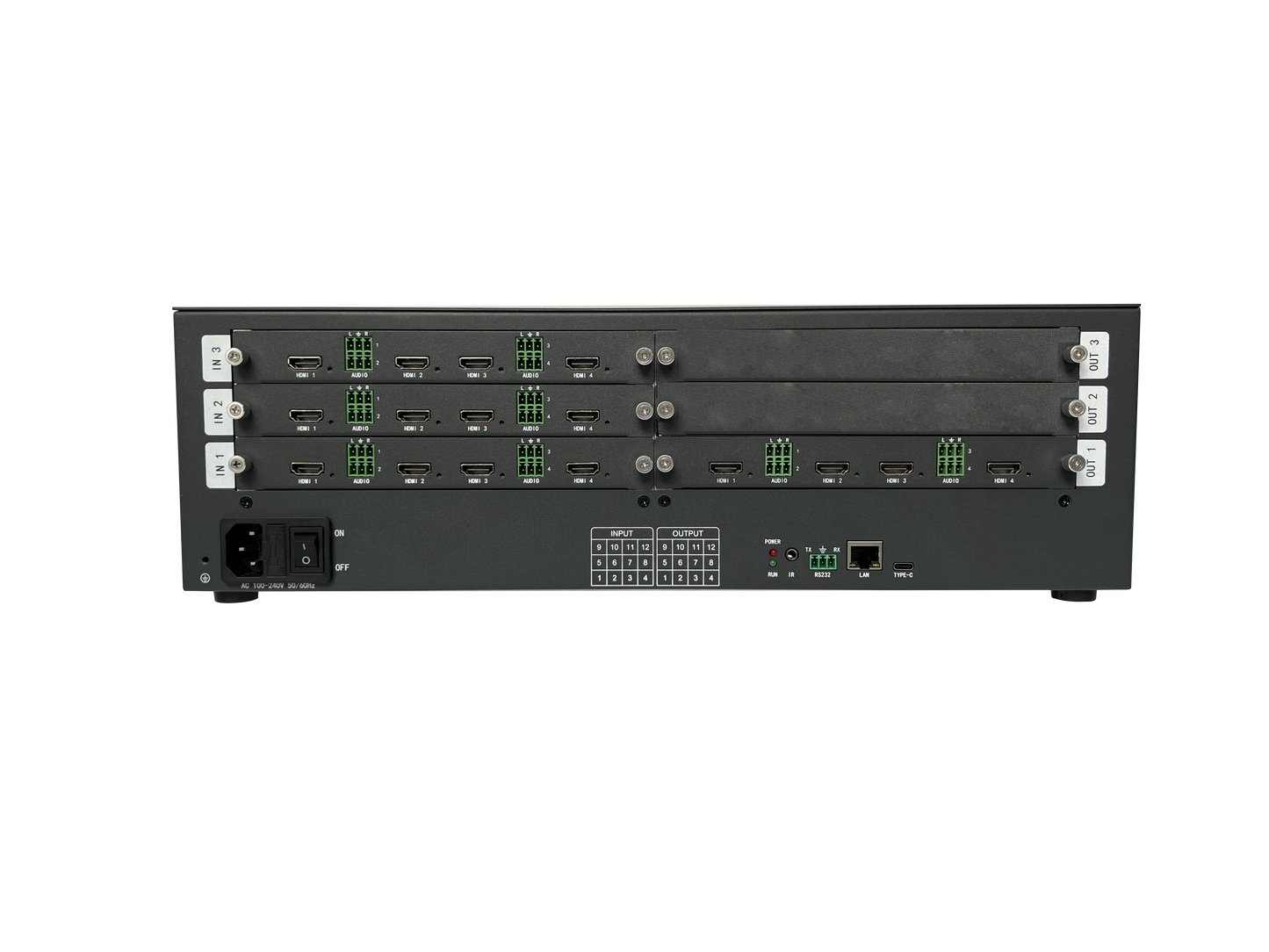 Матричный коммутатор 4K60 с бесшовным переключением