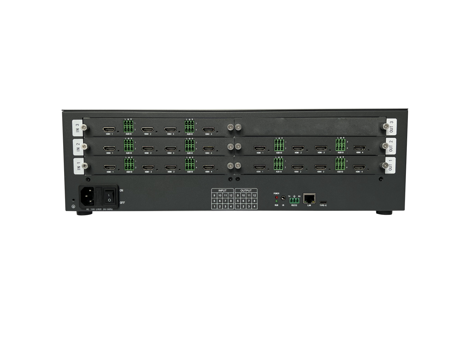 Матричный коммутатор 4K60 с бесшовным переключением