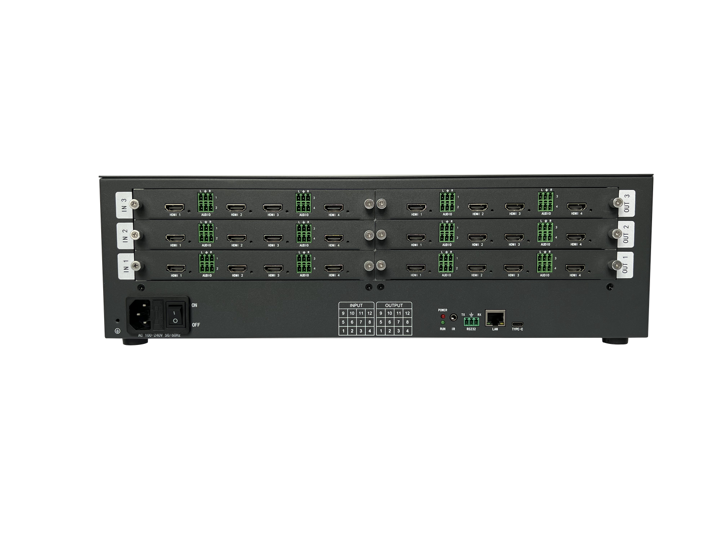 Матричный коммутатор 4K60 с бесшовным переключением