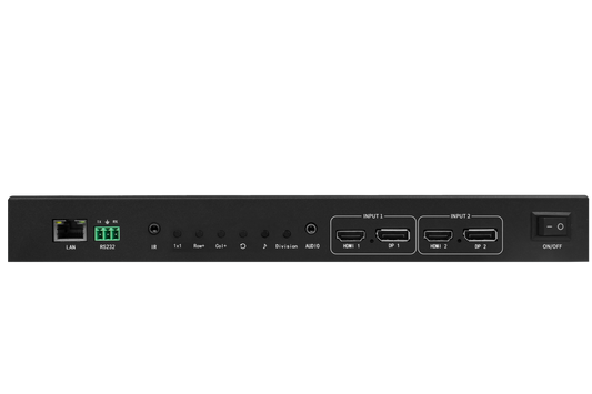 4K процессор видеостены Bitvisus 3x3 60Hz — 2 входа, 9 выходов, HDMI и DisplayPort