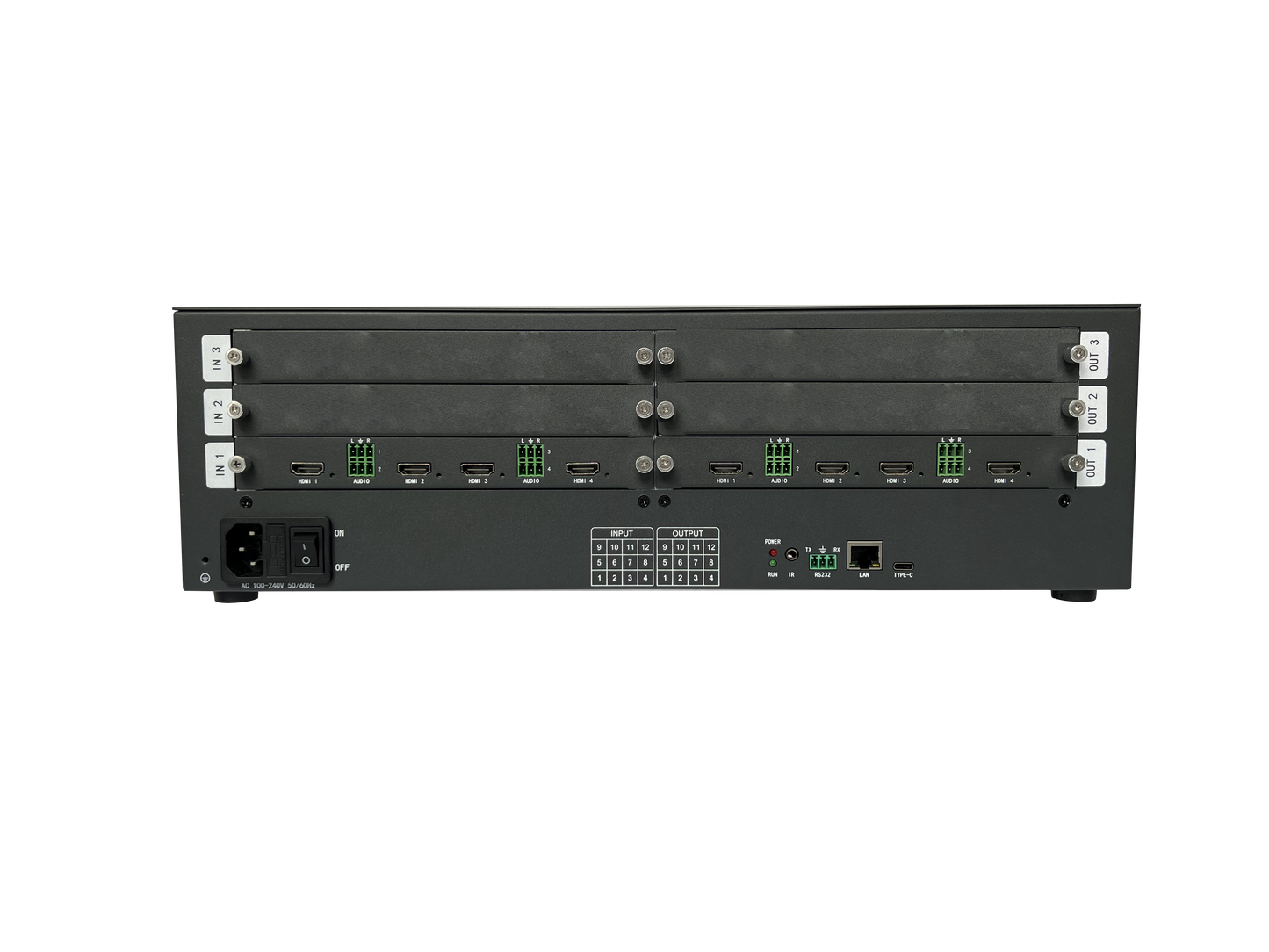 Матричный коммутатор 4K60 с бесшовным переключением