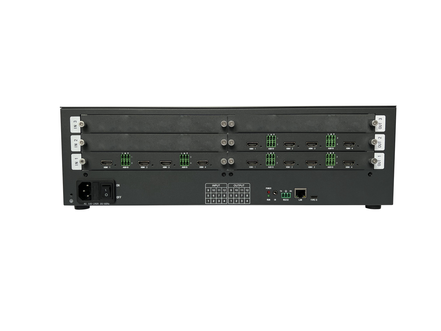 Матричный коммутатор 4K60 с бесшовным переключением