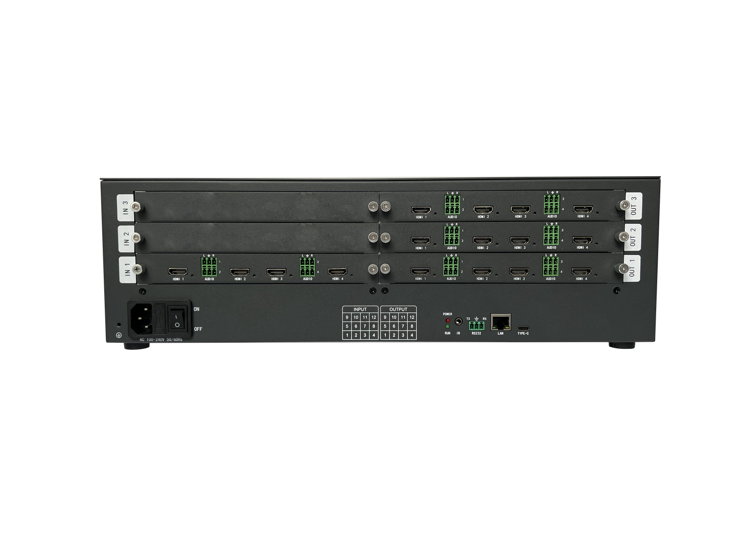 Матричный коммутатор 4K60 с бесшовным переключением