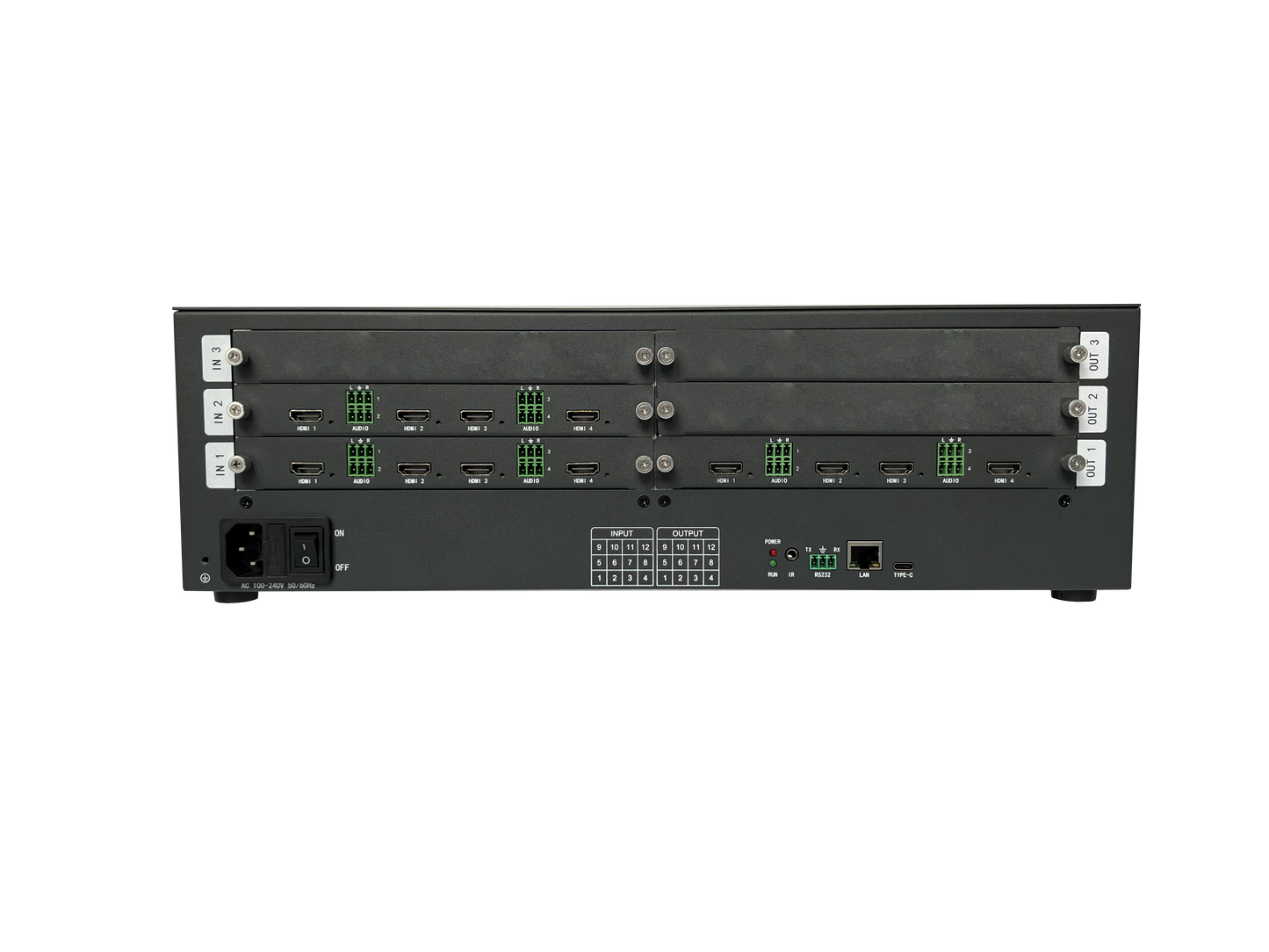 Матричный коммутатор 4K60 с бесшовным переключением