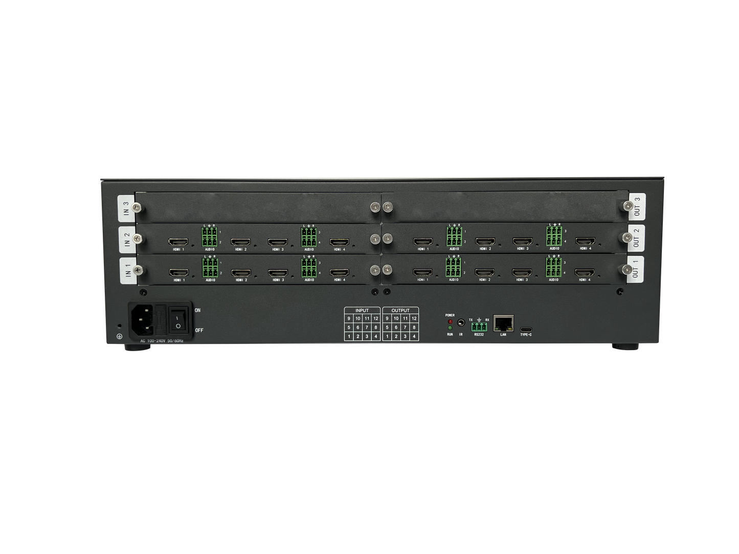 Матричный коммутатор 4K60 с бесшовным переключением