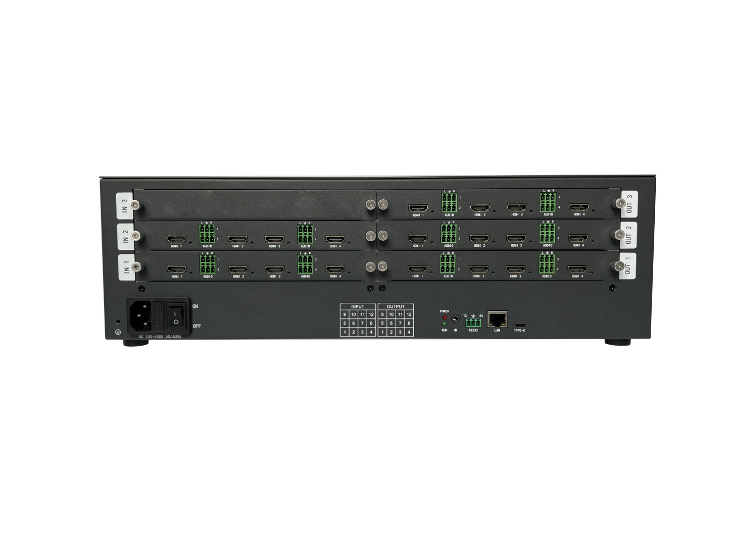 Матричный коммутатор 4K60 с бесшовным переключением